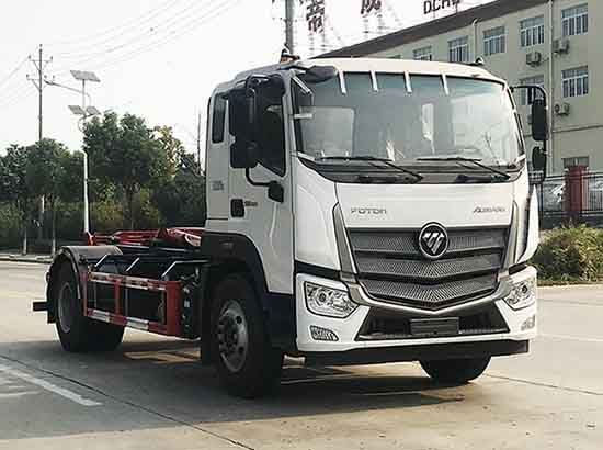 福田奧鈴18噸車(chē)廂可卸式垃圾車(chē)