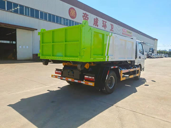 奧馳藍(lán)牌車(chē)廂可卸式垃圾車(chē)