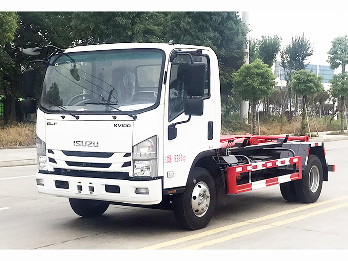 五十鈴車(chē)廂可卸式垃圾車(chē)