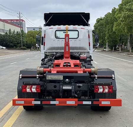 柳汽乘龍純電動車廂可卸式垃圾車